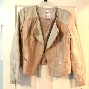 Candies faux leather jacket